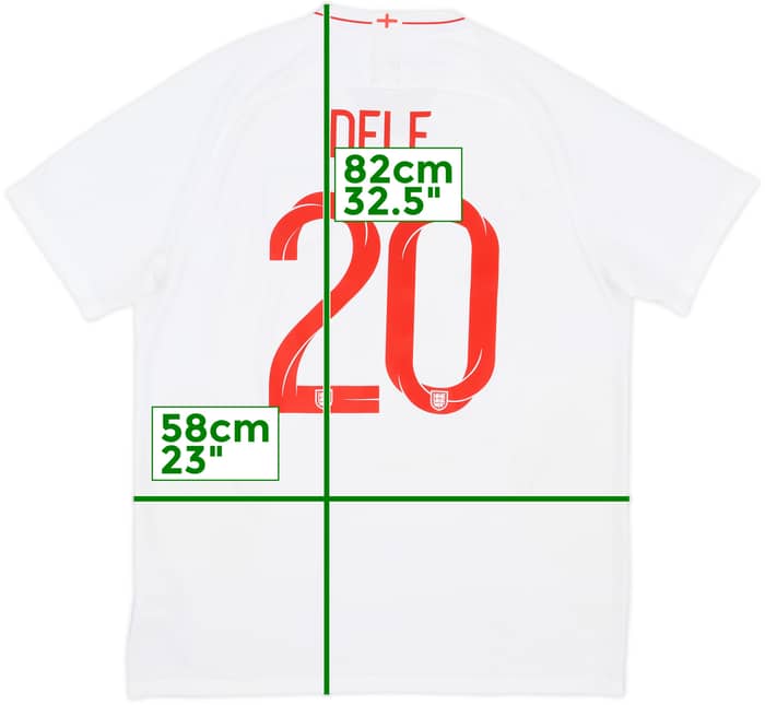 2018-19 England Home Shirt Dele #20 - 6/10 - (XL)