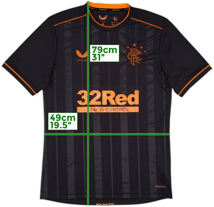 2020-21 Rangers Third Shirt - 8/10 - (M)
