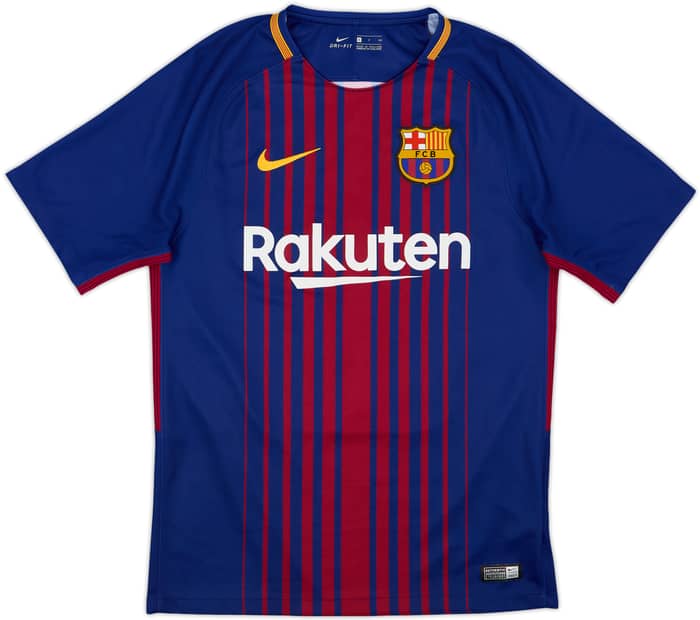 2017-18 Barcelona Home Shirt Messi #10 - 10/10 - (S)