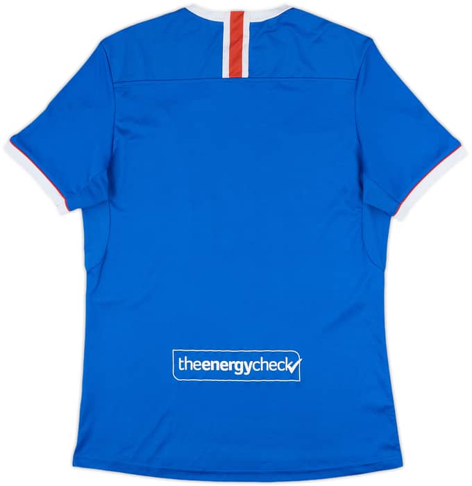 2020-21 Rangers Home Shirt - 8/10 - (M)