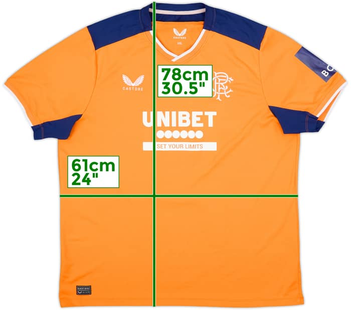 2022-23 Rangers Third Shirt - 8/10 - (XXL)