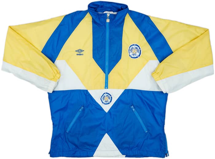 1990-91 Leeds United Umbro Track Jacket - 8/10 - (M)
