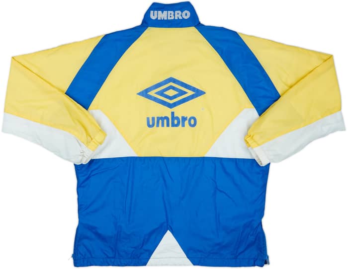 1990-91 Leeds United Umbro Track Jacket - 8/10 - (M)