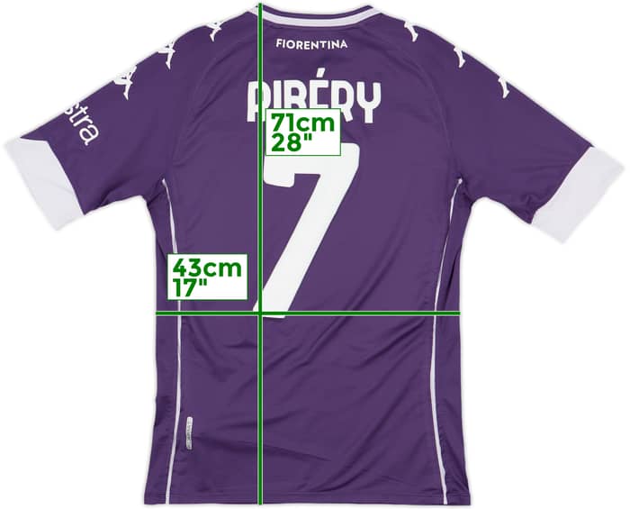 2020-21 Fiorentina Player Issue Home Shirt Ribery #7 - 8/10 - (M)