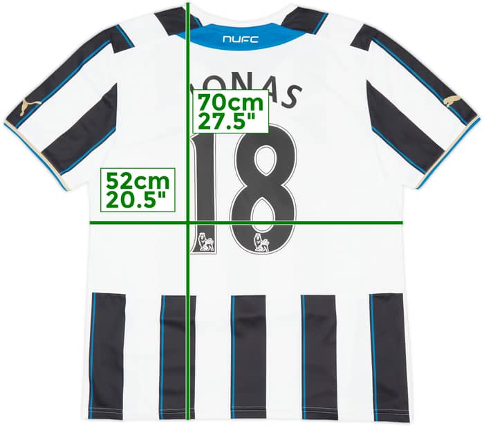 2013-14 Newcastle Home Shirt Jonas #18 - 8/10 - (M)