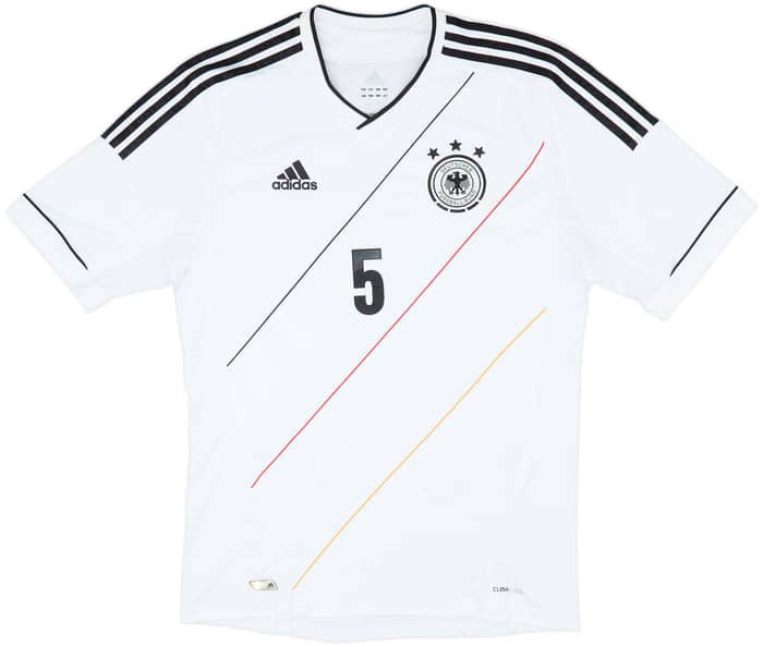 2012-13 Germany Home Shirt Hummels #5 - 8/10 - (M)