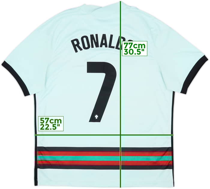 2020-22 Portugal Away Shirt Ronaldo #7 - 8/10 - (XL)