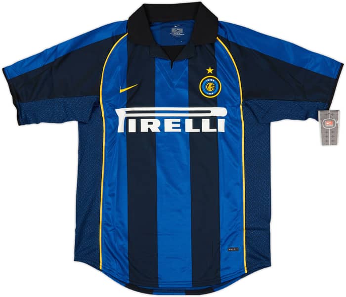 2001-02 Inter Milan Home Shirt Ronaldo #9 (S)
