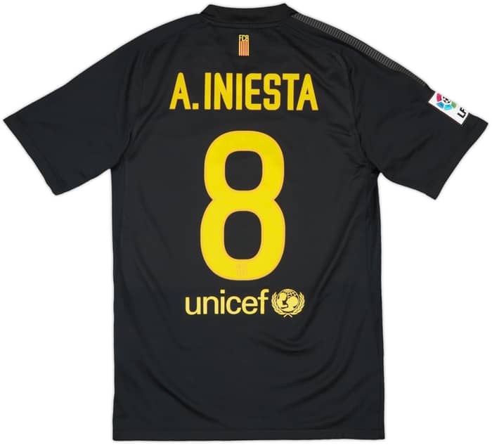 2011-12 Barcelona Away Shirt A.Iniesta #8 - 8/10 - (S)