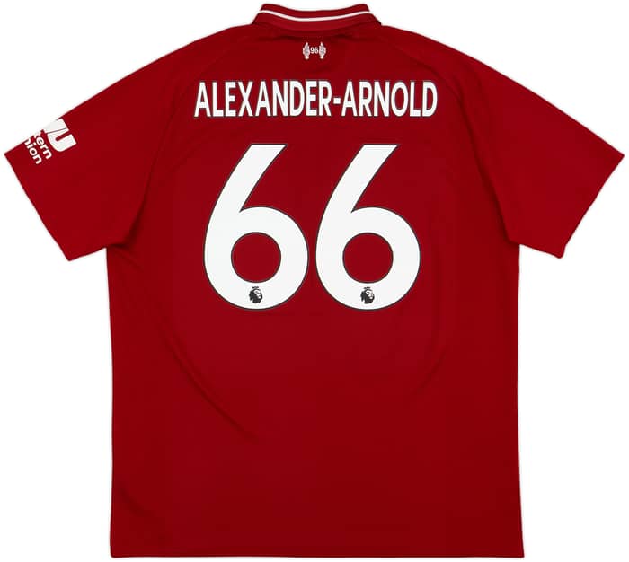 2018-19 Liverpool Home Shirt Alexander-Arnold #66 - 7/10 - (L)