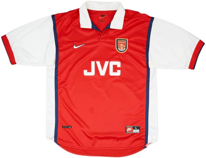 1998-99 Arsenal Home Shirt Adams #6 - 9/10 - (L)