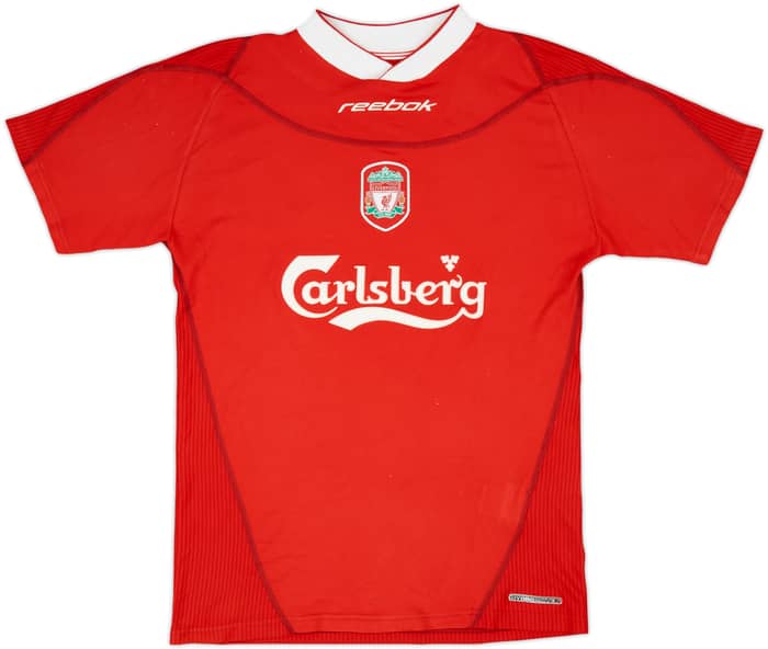 2002-04 Liverpool Home Shirt Gerrard #17 - 7/10 - (Y)