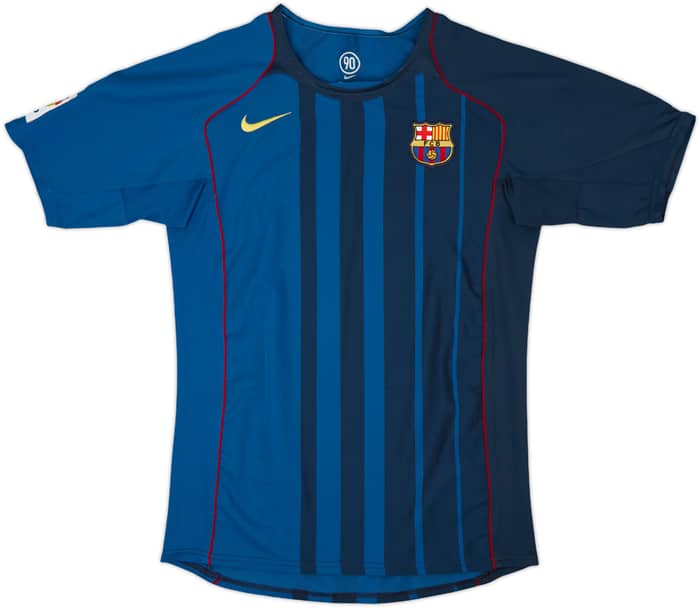 2004-05 Barcelona Away Shirt - 9/10 - (XL.Boys)