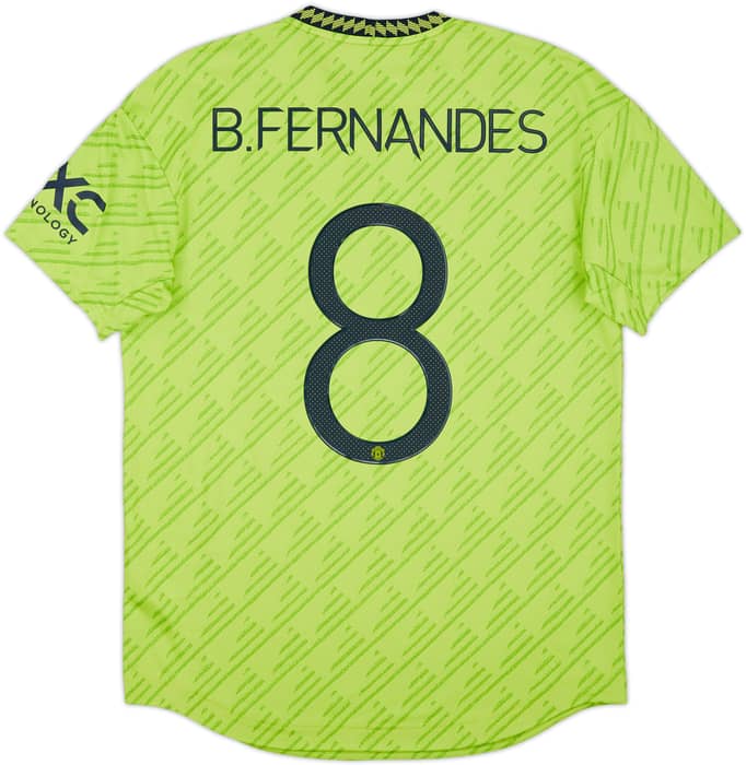 2022-23 Manchester United Authentic Third Shirt Fernandes #8 (M)