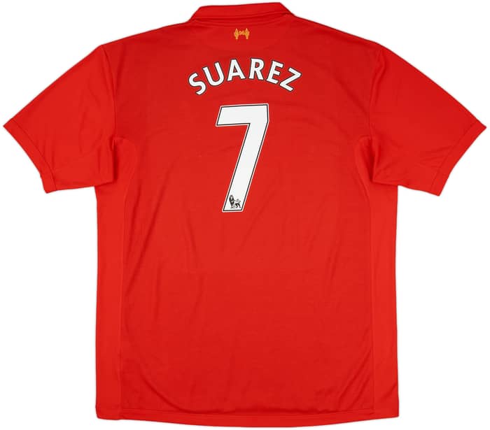 2012-13 Liverpool Home Shirt Suarez #7 - 8/10 - (3XL)