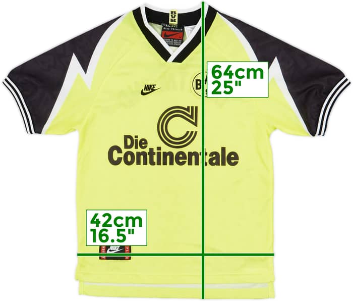 1995-96 Borussia Dortmund Home Shirt - 9/10 - (M.Boys)