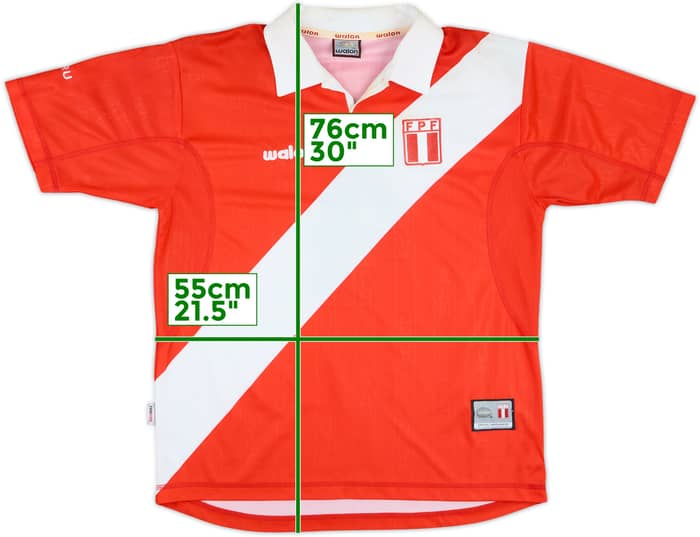 2002-03 Peru Away Shirt #4 - 6/10 - (XL)