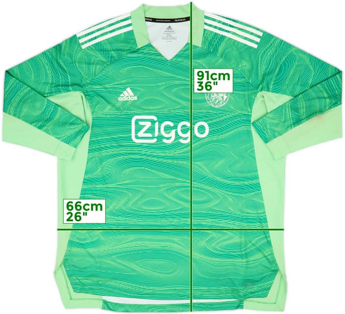 2021-22 Ajax Authentic GK Shirt - 7/10 - (XXL)