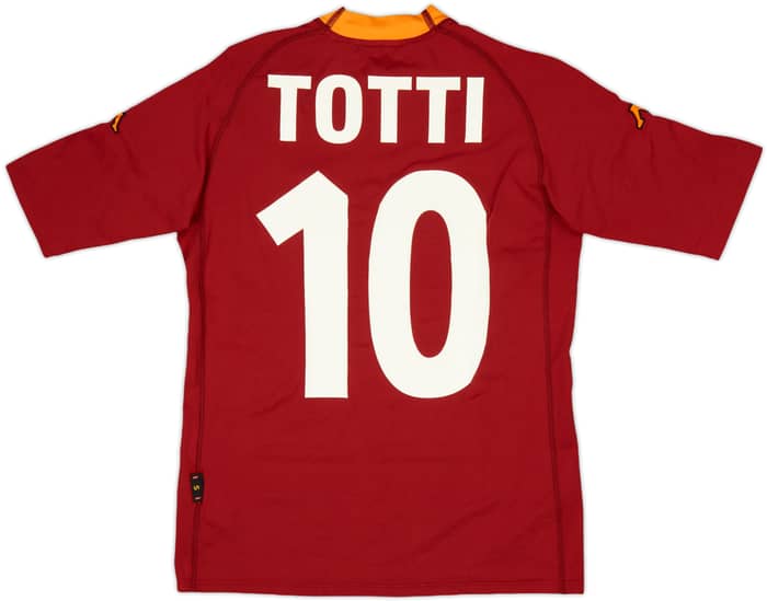 2000-01 Roma Home Shirt Totti #10 - 6/10 - (S)