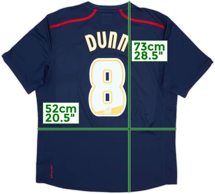 2012-13 Blackburn Away Shirt Dunn #8 (L)