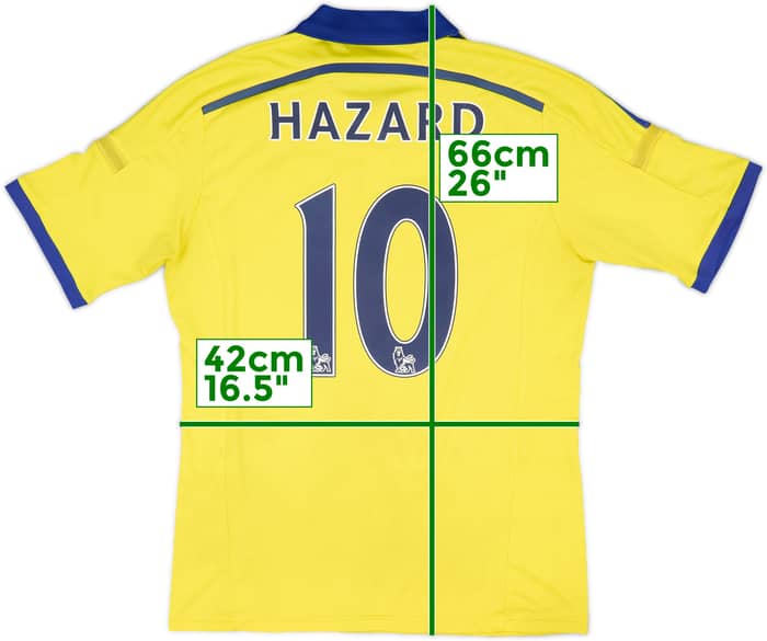 2014-15 Chelsea Away Shirt Hazard #10 - 5/10 - (M)