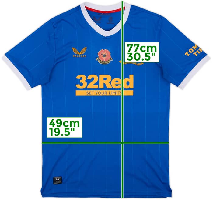 2021-22 Rangers Home Shirt - 5/10 - (L)