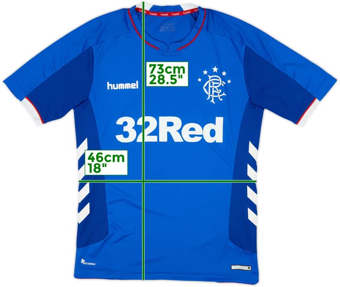 2018-19 Rangers Home Shirt - 8/10 - (S)