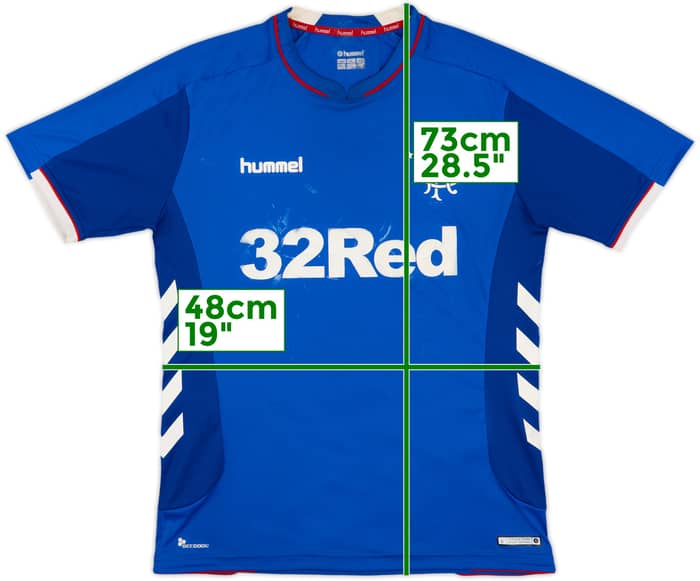 2018-19 Rangers Home Shirt - 4/10 - (L)
