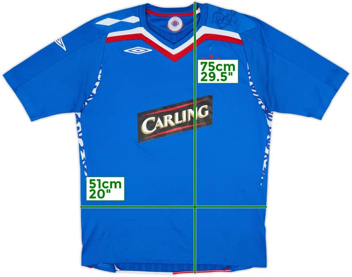 2007-08 Rangers Home Shirt - 5/10 - (L)
