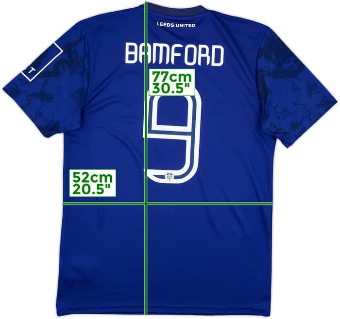 2021-22 Leeds United Away Shirt Bamford #9 - 10/10 - (M)