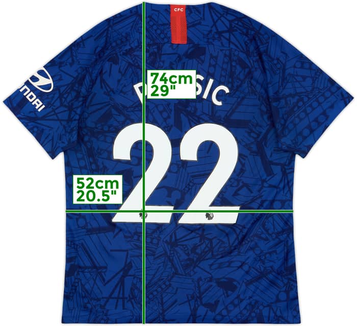 2019-20 Chelsea Home Shirt Pulisic #22 - 7/10 - (L)