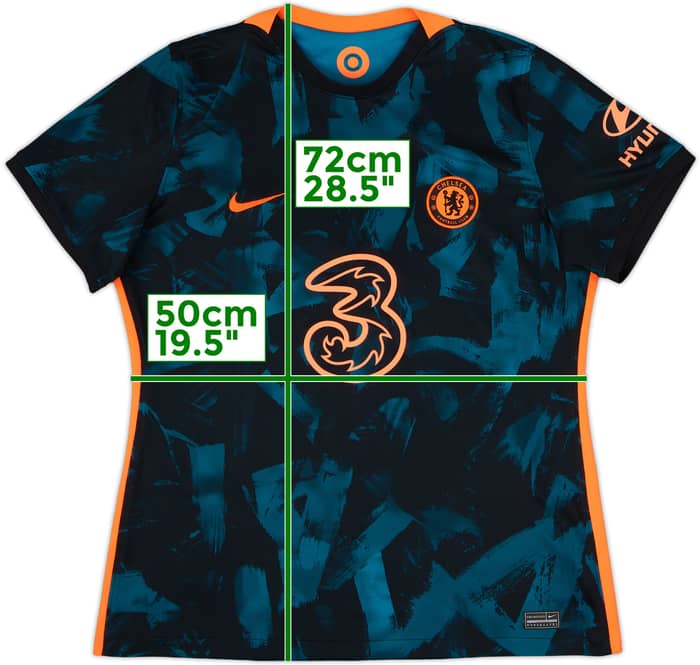 2021-22 Chelsea Third Shirt 'Champions' - 6/10 - (Women's XL)