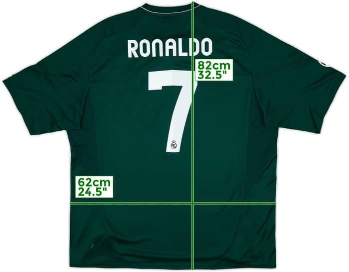 2012-13 Real Madrid CL Third Shirt Ronaldo #7 - 6/10 - (XXL)