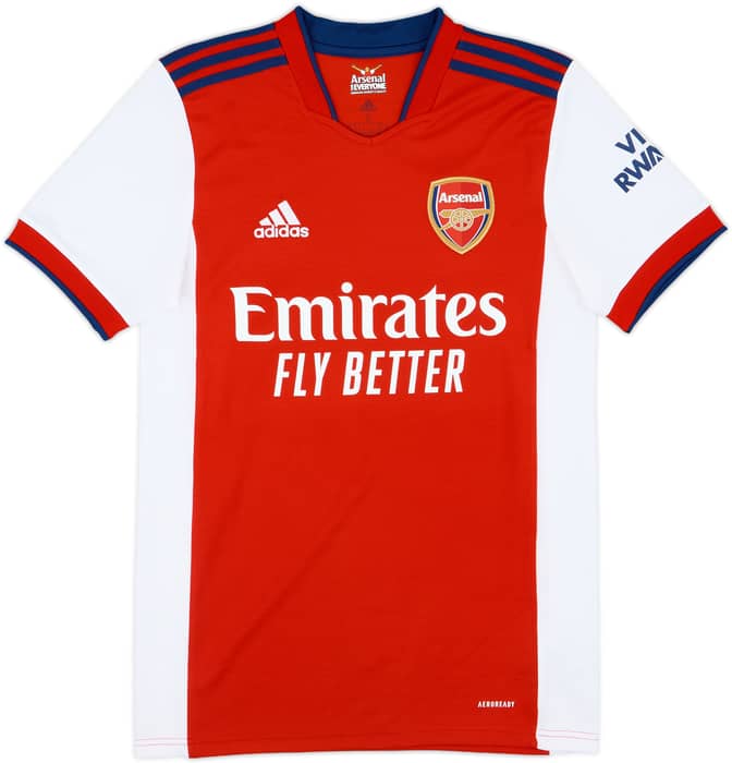 2021-22 Arsenal Home Shirt Saka #7 - 9/10 - (S)