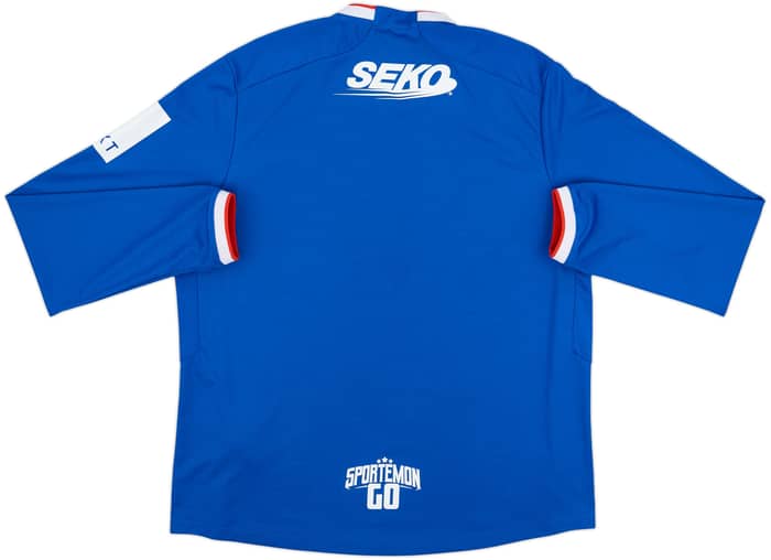 2022-23 Rangers Home L/S Shirt - 9/10 - (XXL)