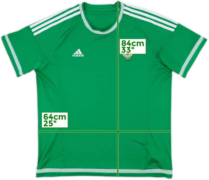 2015 Northern Ireland Home Shirt - 5/10 - (XL)
