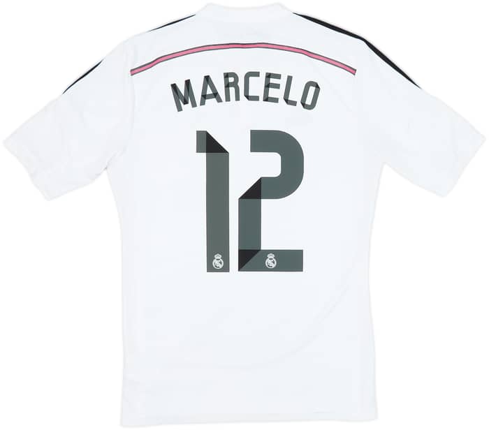 2014-15 Real Madrid Home Shirt Marcelo #12 - 6/10 - (M)