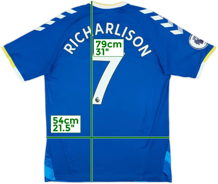 2021-22 Everton Home Shirt Richarlison #7 - 8/10 - (XL)