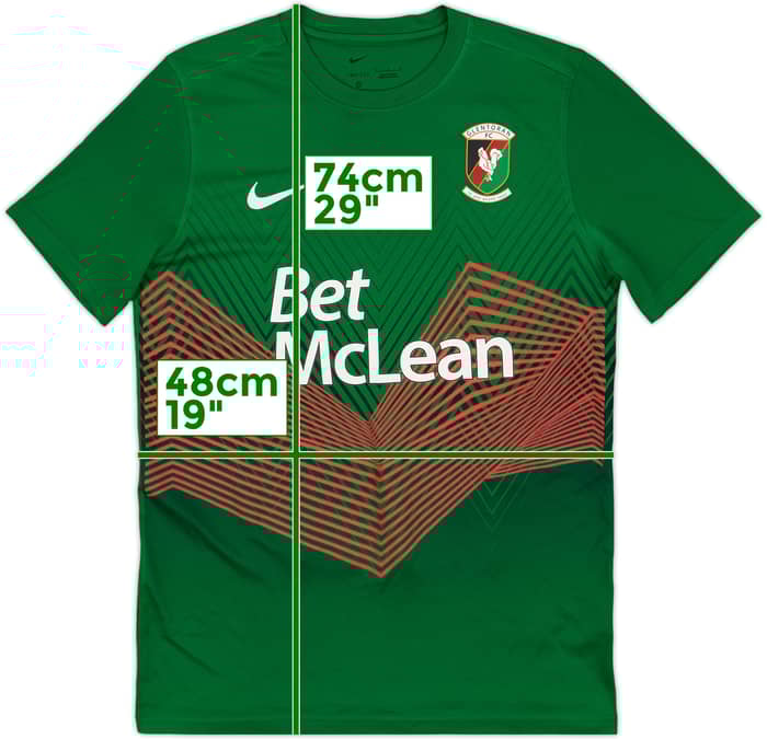 2021-22 Glentoran Home Shirt - 9/10 - (M)