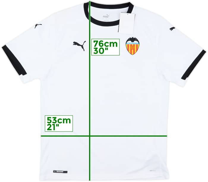 2020-21 Valencia Home Shirt (L)