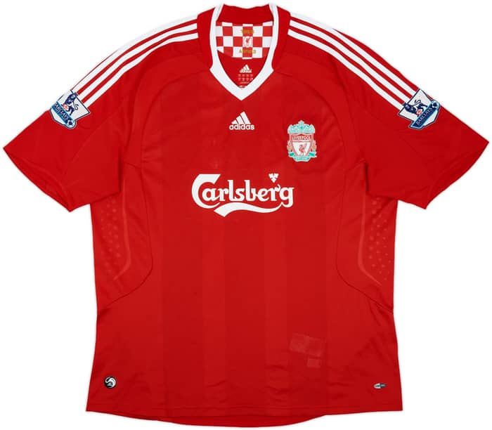 2008-10 Liverpool Home Shirt El Nino #9 - 6/10 - (XXL)