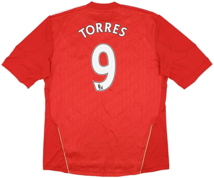 2010-12 Liverpool Home Shirt Torres #9 - 5/10 - (XL)