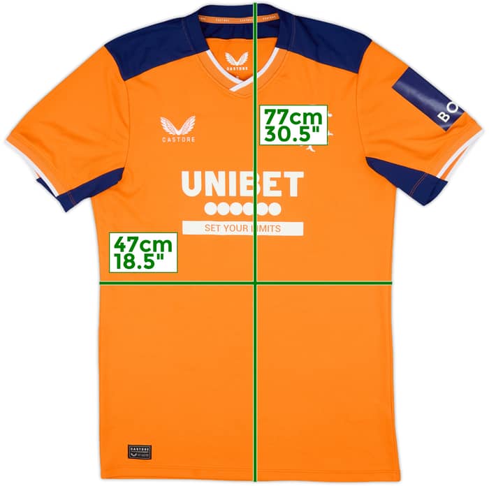 2022-23 Rangers Third Shirt - 8/10 - (S)