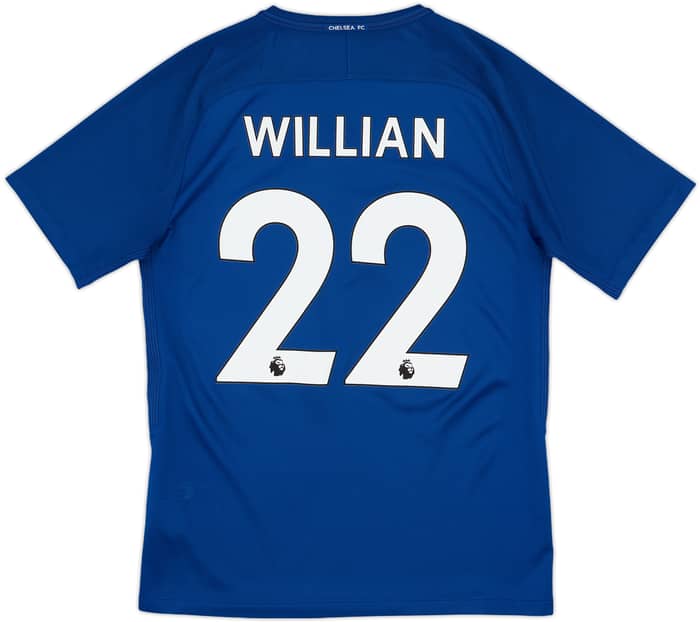 2017-18 Chelsea Home Shirt Willian #22 - 7/10 - (M)