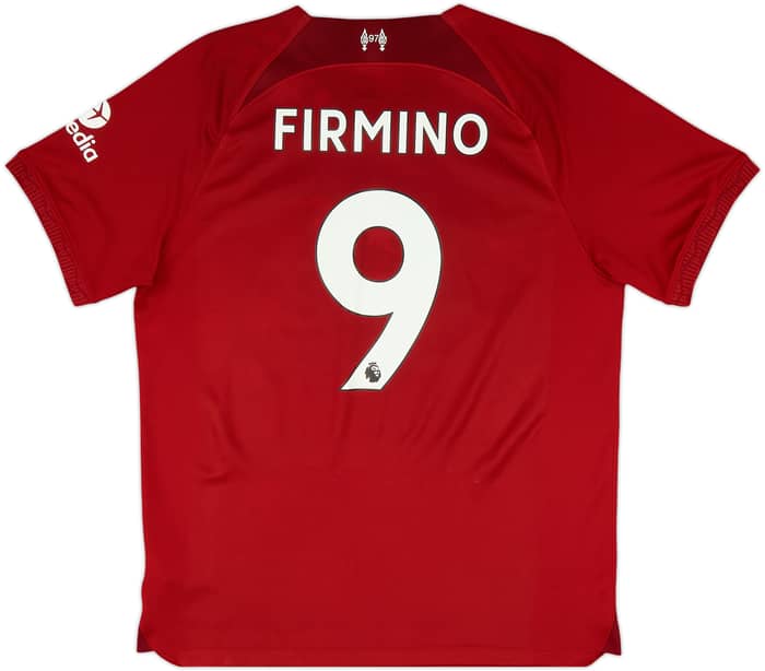2022-23 Liverpool Home Shirt Firmino #9 - 9/10 - (L)