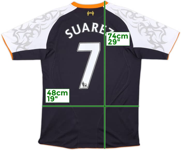 2012-13 Liverpool Third Shirt Suarez #7 - 8/10 - (S)