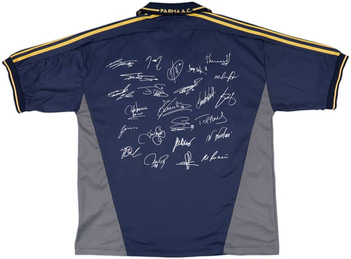 2001-02 Parma 'Signed' Finale TIM Cup Third Shirt - 9/10 - (XL)