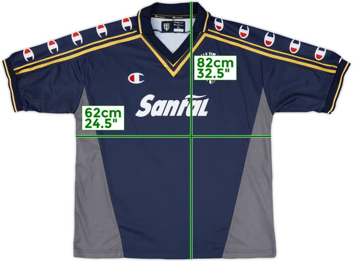 2001-02 Parma 'Signed' Finale TIM Cup Third Shirt - 9/10 - (XL)