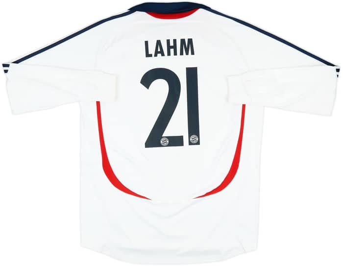 2006-07 Bayern Munich Player Issue Away L/S Shirt Lahm #21 - 7/10 - (XL)
