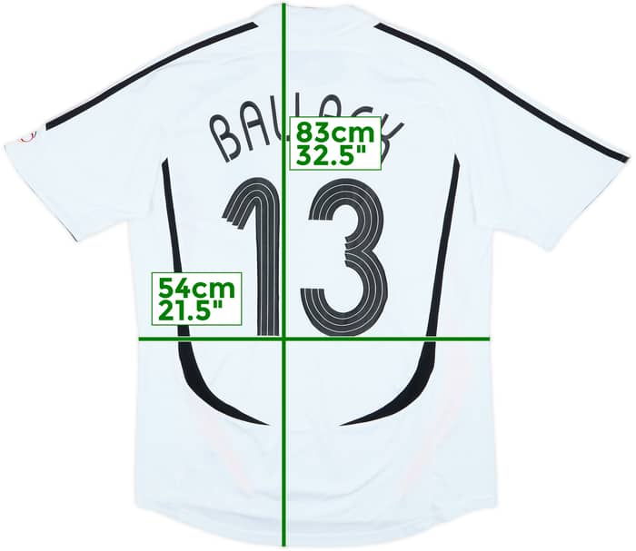 2005-07 Germany Home Shirt Ballack #13 - 8/10 - (L)